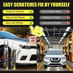 Pearl White TriCoat(QAB) for Nissan Touch Up Paint Pen, 2 in 1 Car Scratch Re…