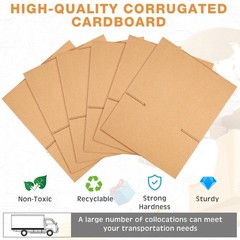 200 6x4x4 Corrugated Packing Shipping Carton Boxes – 72Boxes