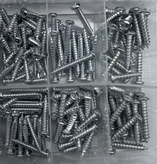 550pc Goliath Industrial Sheet Metal Screw Assortment Kit 13 sizes SMS550
