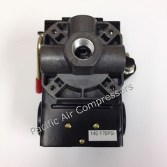 Air Compressor On / Off Switch 120/240 Volt. Four Port Factory Set 145 – 175 PSI