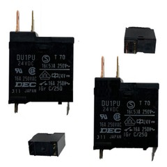 ( 2pc ) DEC 4 PIN Relay DU1PU 24VDC 16A 250VAC used in microwaves Free shipping