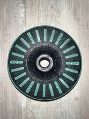 Bristle Disc, 4-1/2 in x 5/8 in-11, 50 Grit, Ceramic, 12000 rpm, Green 3M ™