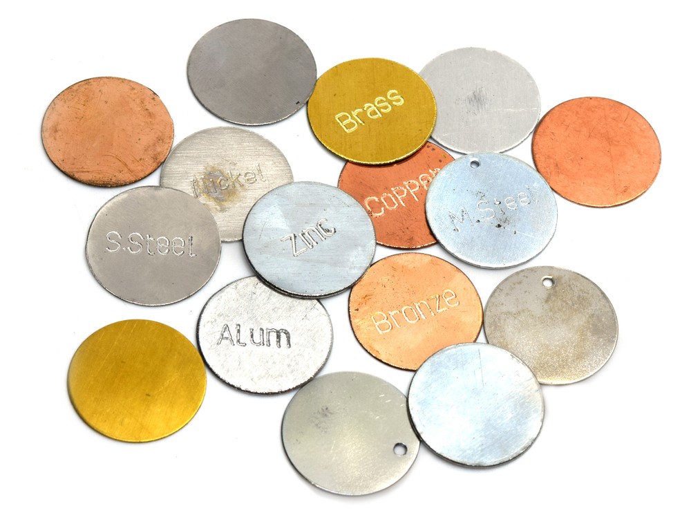 Set of Metal Disks, Metal Identification Kit, Educational – Eisco Labs
