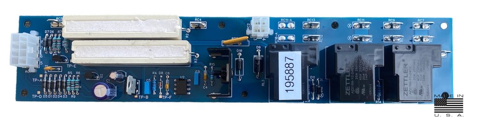 195887 Control Board for Hobart Handler 175, 190 , 195 “Made in USA”