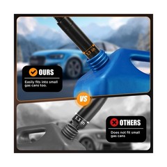4.5 GPM Cordless Fuel Transfer Pump with 51” PVC hose, Compatible with DeWal…