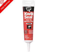 DAP 18013 6 Pack 5.5 oz. Kwik Seal Kitchen and Bath Adhesive oz., Almond