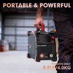YESWELDER 205Amp Stick Welder Large LED Display 110V/220V IGBT ARC MMA Hot Start