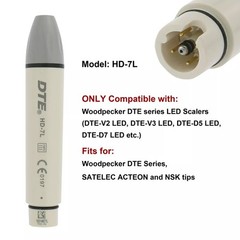Woodpecker Dental Piezo Scaler LED Handpiece Cord DTE UDS Tips G1 P1 GD1 PD1