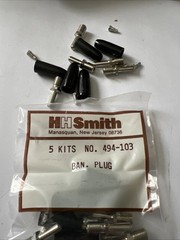 HH SMITH 494-103 BLACK BANANA PLUG 5 PCS KIT NEW IN PACKAGE 30 DAY RETURNS