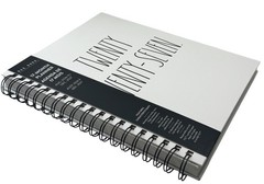 2026 2027 Planner RAE DUNN Spiral Hard Cover 17-Month 2027 Black White LARGE