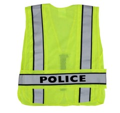 High Visibility Reflective Duty Safety Vests Plain and ID (Security)