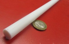 Teflon PTFE Virgin White Rods (1/2) .500″ Diameter x 12″ Long, 2 Pcs, 2 Ft Total