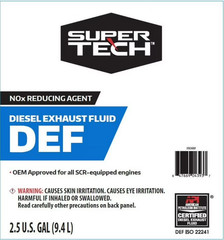 (4 pack) Super Tech DEF Diesel Exhaust Fluid, 2.5 gal