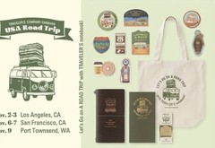 Traveler’s Company • Let’s Go on a Road Trip Canvas Tote Bag • New