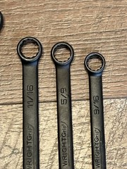Wright Tools Wright Grip Combination Wrench Set-Black Finish-New Old Stock