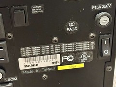 Falcon SSG1.5K UNINTERRUPTIBLE POWER SUPPLY 1050W/1500VA Environment -20 to 55ºC