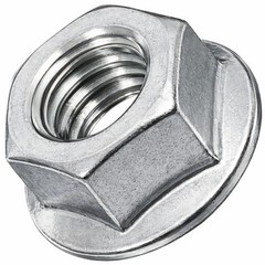 BULK BOX! M16-2.00 COARSE Class 8 Hex Serrated Flange Nut Zinc CR+3 300pcs