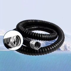 Stainless Steel Metal Condui Black Flexible Conduit Tube PVC Coated Liquid-Tight