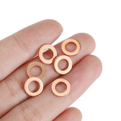 150Pcs Copper Crush Washer Gasket Set Flat Ring Seal Assortment Kit M5 – M22 US