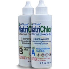 The Original NatriChlor CD Set w/Accu-Drop Bottles HCL Extra Large Size 8 oz …