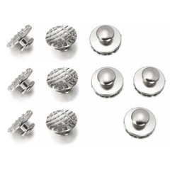 100 Pcs 10 Packs Dental Orthodontic Lingual Button Round Mesh Base