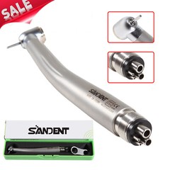 10pcs SANDENT NSK PANA MAX Style Dental High Speed Handpiece Push Button 4 Hole