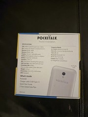 Brand NEW POCKETALK S Plus White Portable Two Way Voice Translator NIB Sealed