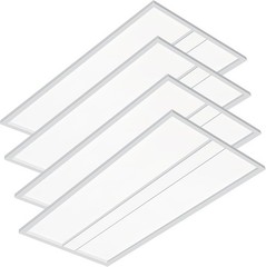 2×4 LED Flat Panel Light, 35W/40W/46W & CCT 3500K/4000K/5000K, 5750Lumens 4Pcs