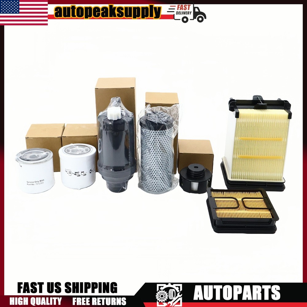 7 pcs Complete Filter Service Kit for Bobcat S450 S510 S550 T550 T590 T630 T450