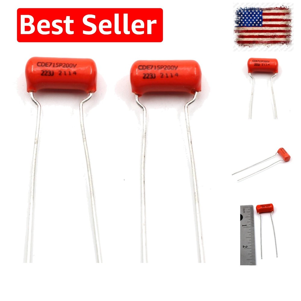 Capacitors .022uf / 200v, 715P Series, Tone Capacitor for Electric Guitar & B…