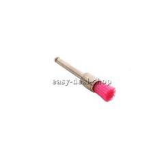200 Pcs Dental White & Colorful Nylon Latch Flat Polishing Polisher Prophy Brush