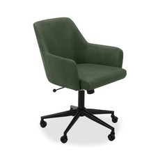 Greyson Office Chair Olive Upholstered Swivel Adjustable Desk Chair