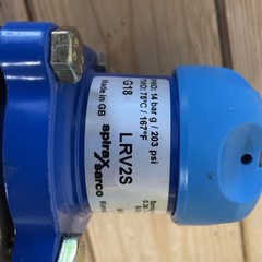 SPIRAX SARCO LRV2S PRESSURE REDUCING VALVE, 1/2″FNPT (DN15) 203PSI NEW