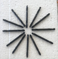 IRWIN 24PC #20 X 2″ USA DOUBLE END DRILL BITS 135 DEGEE S/P BLACK