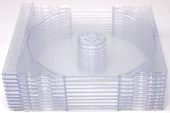10 Brand New Clear CD Jewel Case Trays 1990s Vintage Tray Compact Disc