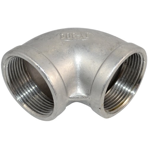 1-1/2″ NPT Female Threaded Elbow 90 Degree Stainless Steel 304 Pipe Fitting