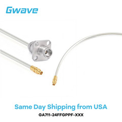 2.4mm 4 Hole Flange Female to GPPO Female .086″ Semi-flexible Cable, DC-50GHz