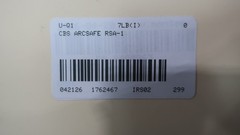Cbs Arcsafe RSA-1 Remote Switch Actuator