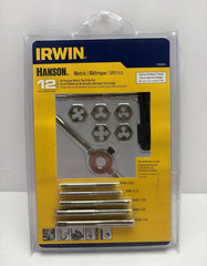 IRWIN Hanson 12 Pc Metric Tap & Die Set 1765541 M3 M4 M5 M6 M7 New Sealed