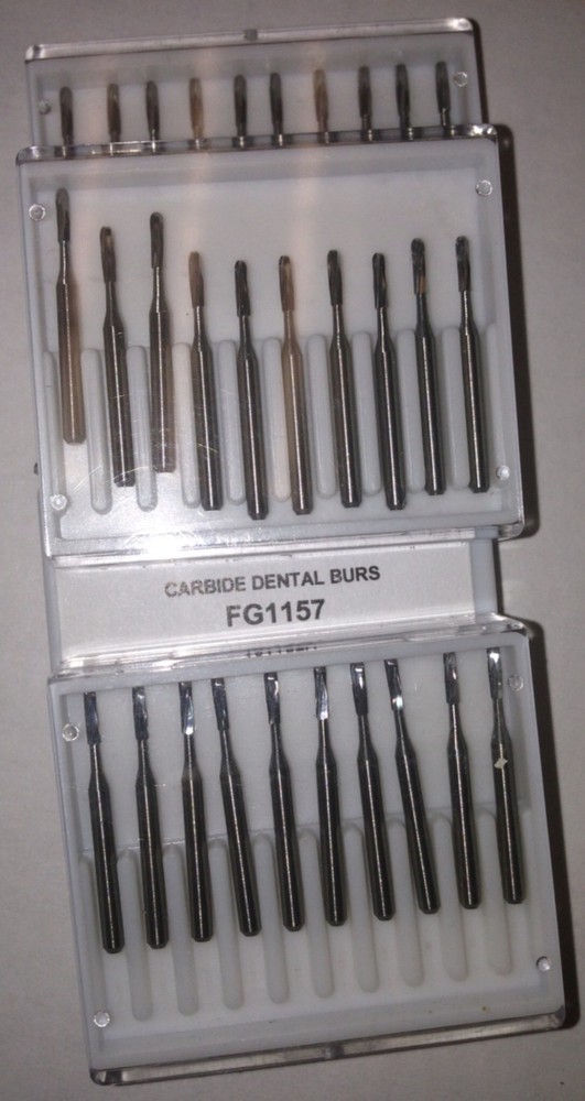 Fg 1157. 30 Burs. High Quality SOLID SHANK Carbide Burs Made In USA