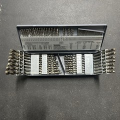 Huot Manufacturing Combination Drill Bit Set Jobber Length Pat No. 3870149
