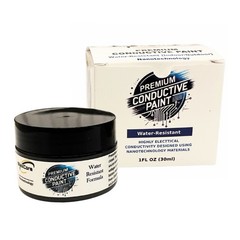 Conductive Paint Premium, Highly Electrical Conductivity, Water Resistant (1 OZ)