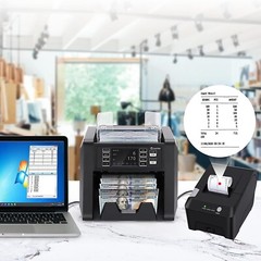 Cashtek N70, 2-CIS Mixed Denomination Bill Value Counting Money Cash Counter