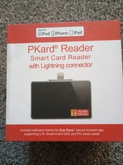 APPLE PKARD READER SMART CARD READER W/LIGHTNING CONNECTOR- BRAND NEW