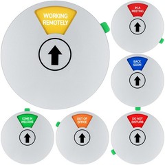 Office Door Sign, White Rotating Status Door Sign with 6 Options – Do Not Dis…