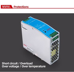 EDR-120-24 120W 24V 5A Single Output AC/DC Industrial DIN Rail Power Supply