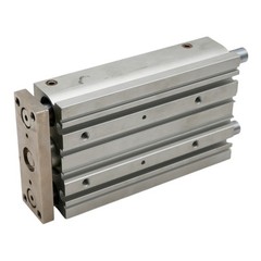 SMC MGPL40TF-125A Compact Cylinder with Guide Max Pressure 1.0 MPa -used-