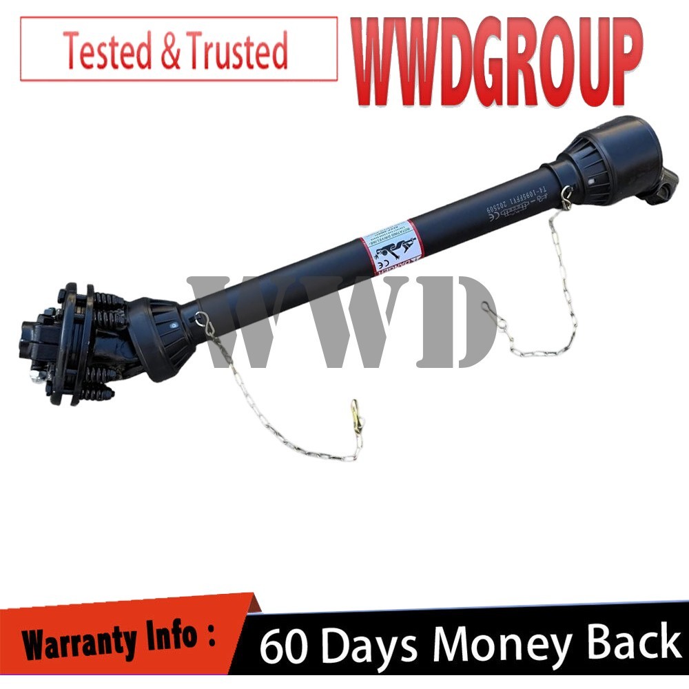 1-3/8″ PTO Drive Shaft 6 Spline 43″-61″ Brush Hog PTO Shaft Black Series 4 Black