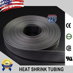 100 FT Feet Black 1 1/4″ 32mm Polyolefin 2:1 Heat Shrink Tubing Tube Cable US UL