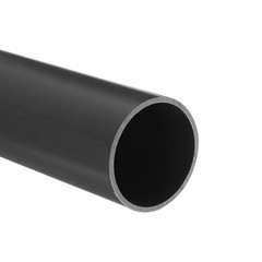 PVC Rigid Round Pipe 45.2mm ID 50mm OD 20cm/8″ Long Light Grey High Impact